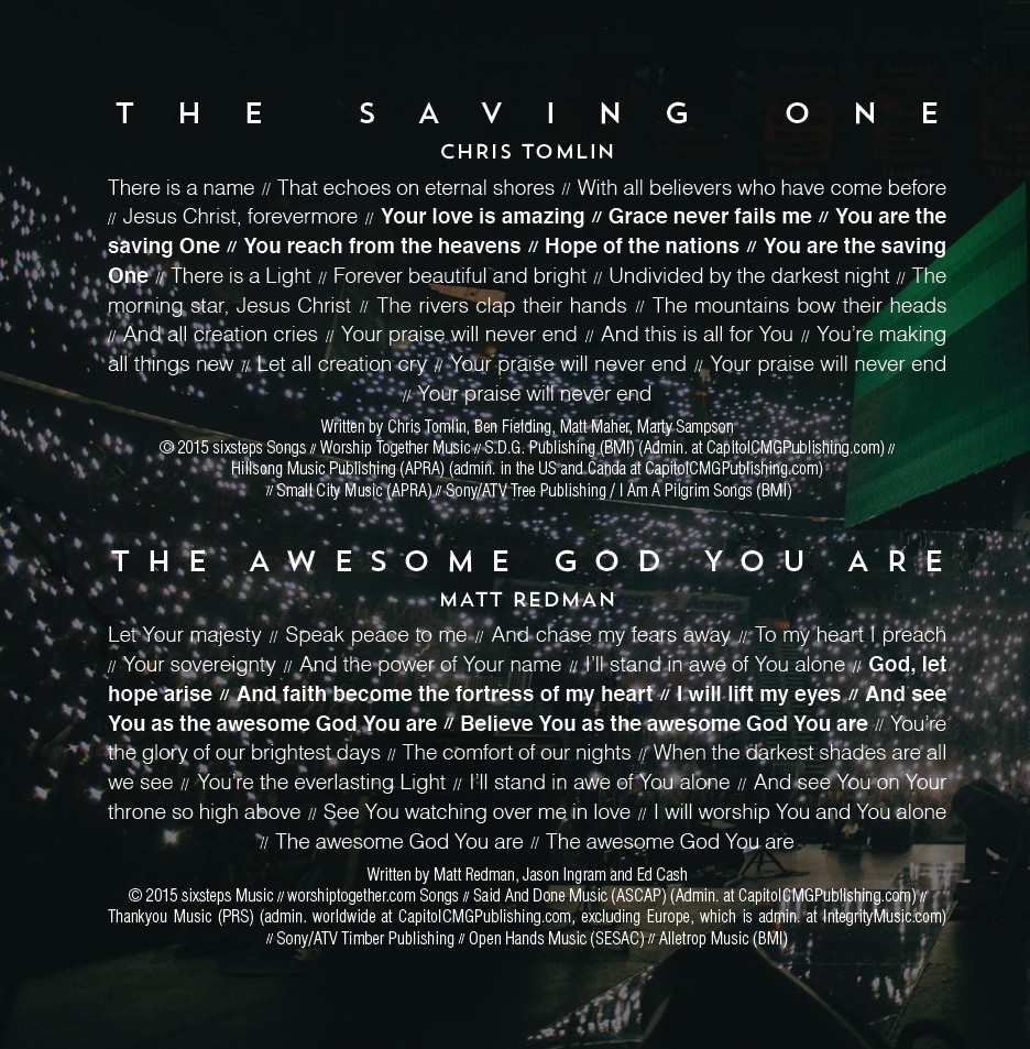 Passion 2015 - Even So Come (CD)